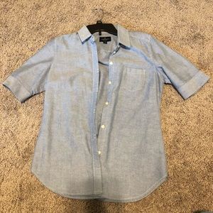 AE SOFT DENIM WOMENS BLOUSE